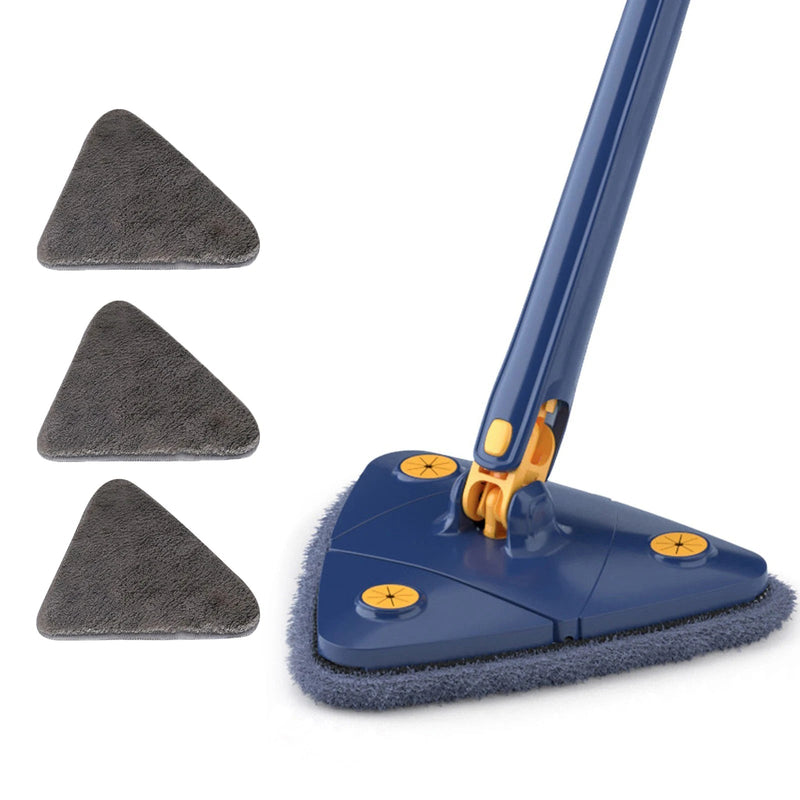 360° Triangle Cleaning Mop with Remplacement Pads Mops