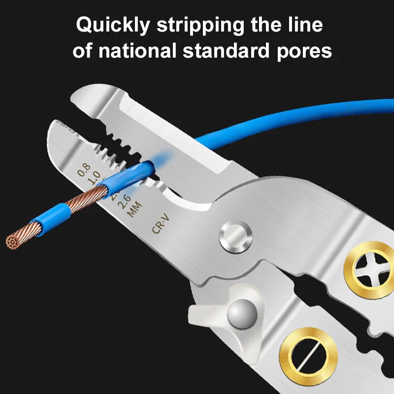 6 in 1 Wire Stripper Tools-Crimping Pliers Electrical Crimping Tools