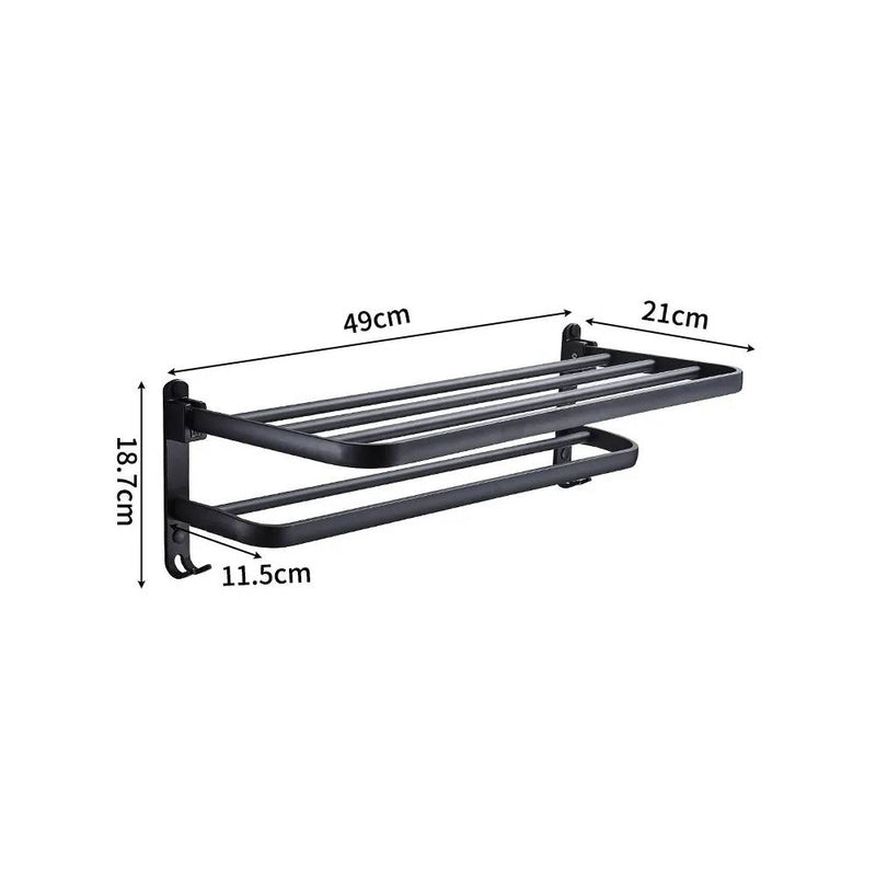 Double Layer Wall Towel Rack