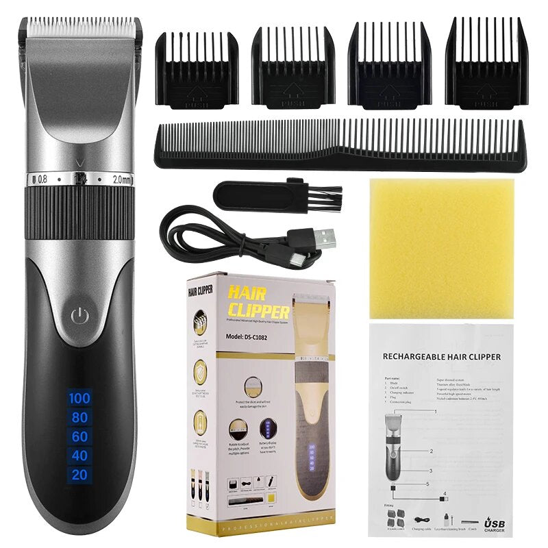 Hair Clipper Men's Beard Trimmer Professional-Hair Cutting Machine