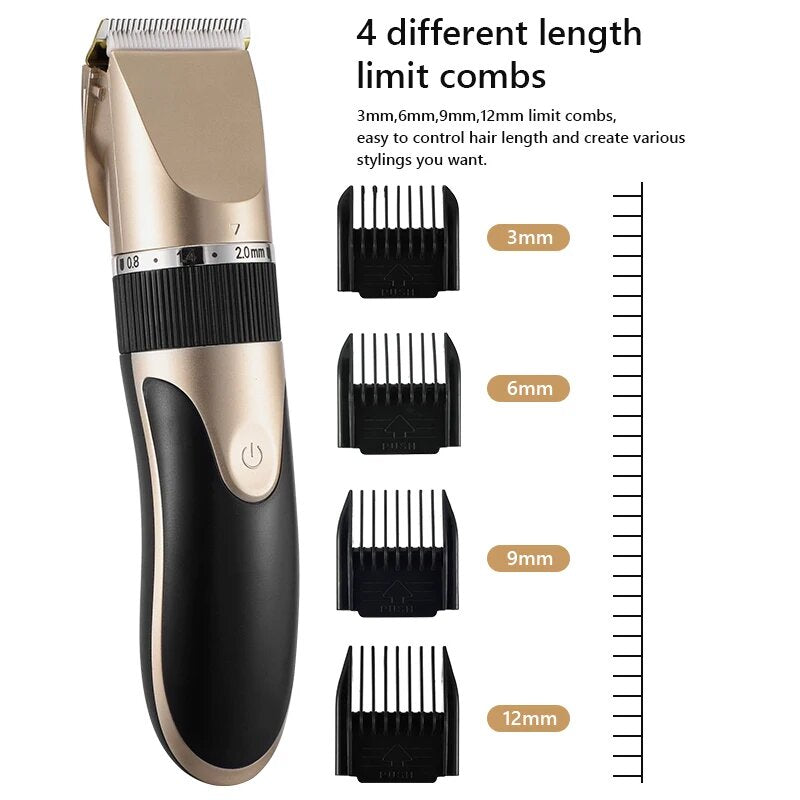 Hair Clipper Men's Beard Trimmer Professional-Hair Cutting Machine