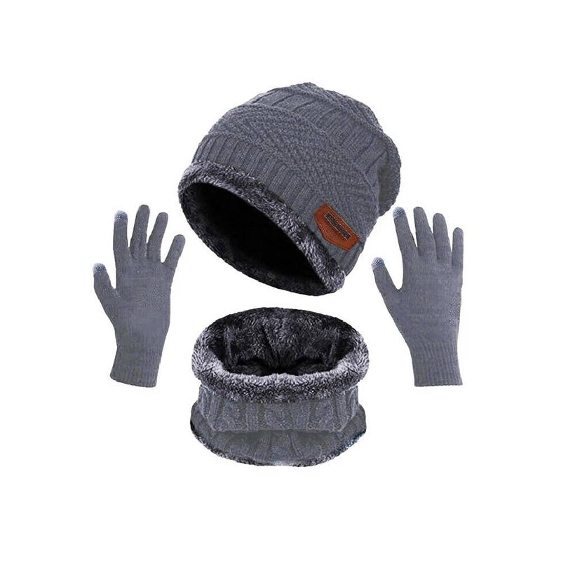 Hat Scarf And Glove Set Unisex