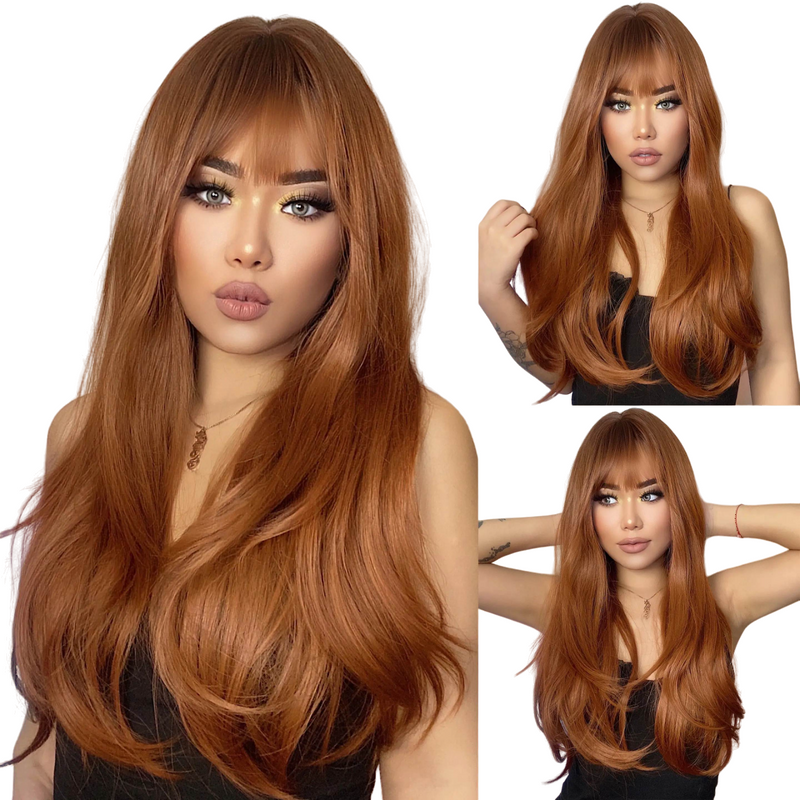 Wavy Wig With Bang