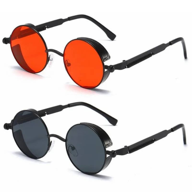 Men & Women Sunglasses-Fashion Round Glasses-Vintage Designer Sunglasses