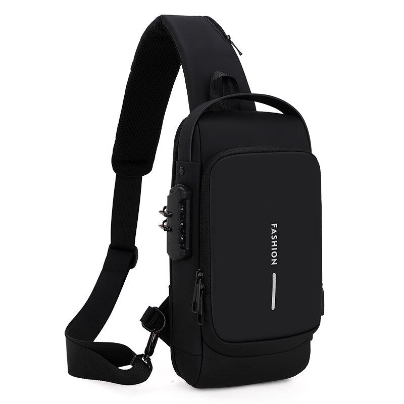 Men's Anti Theft Sling Crossbody Bag