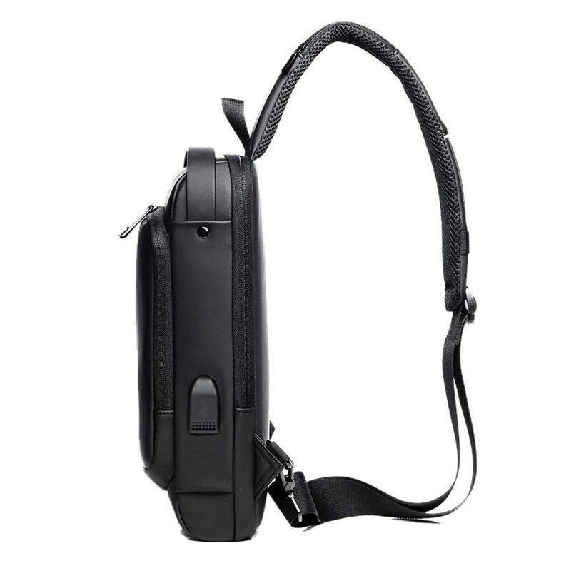 Men's Crossbody Chest Bag-Anti-Theft Bag USB