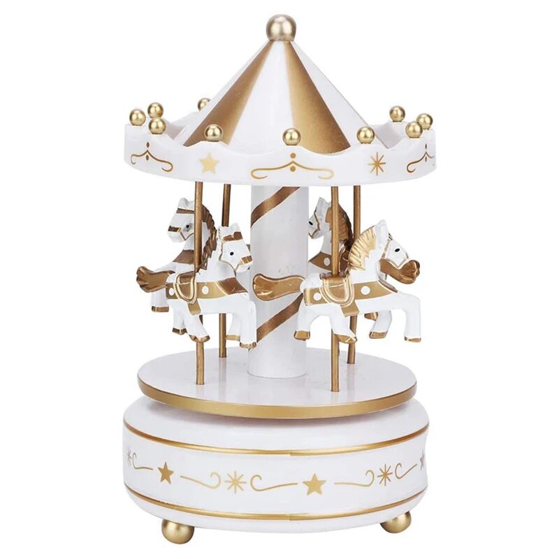 Musical Christmas Carousel - Christmas Carousel Decorations