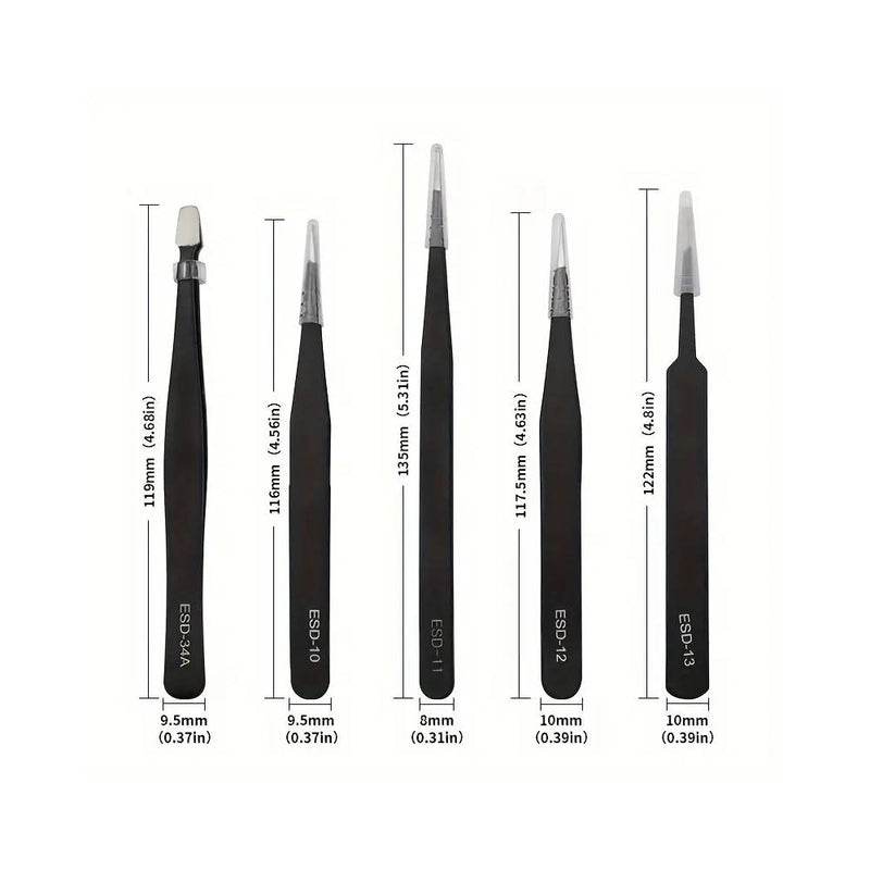 Professional Tweezers Set