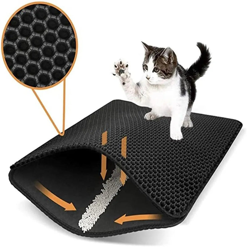 Waterproof cat litter mat - Cat litter pad with waterproof layer