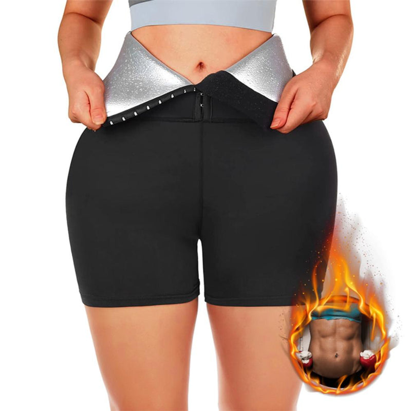 Women High Waist Sauna Shorts