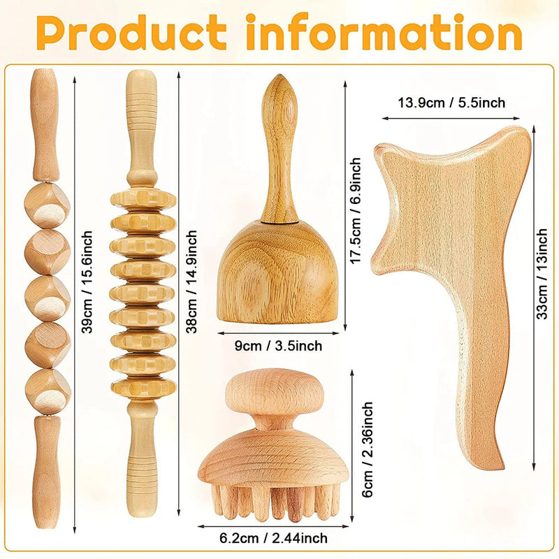 Wooden Massage Tools